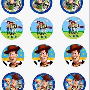 Toy Story Party Cupcake Toppers